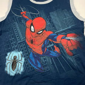 Boys Marvel, Spiderman singlet / tank top, FUC, size 10,  