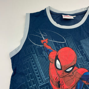 Boys Marvel, Spiderman singlet / tank top, FUC, size 10,  
