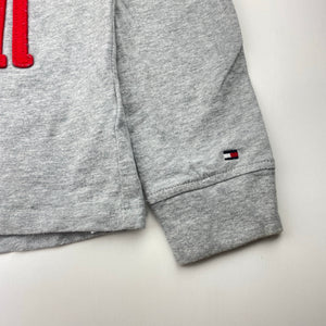 Boys Tommy Hilfiger, cotton long sleeve tee / top, discolouration on cuffs, FUC, size 8-10,  