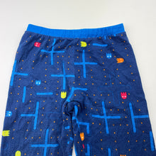 Load image into Gallery viewer, Boys blue, soft feel pyjama pants, Pacman, Inside leg: 40cm, FUC, size 4-5,  