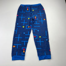 Load image into Gallery viewer, Boys blue, soft feel pyjama pants, Pacman, Inside leg: 40cm, FUC, size 4-5,  