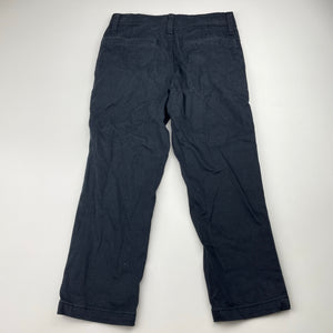 Boys United Colors of Benetton, stretch cotton pants, adjustable, Inside leg: 40cm, EUC, size 4-5,  
