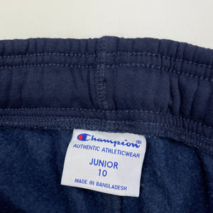 Unisex Champion, Authentic navy fleece lined track pants, Inside leg: 62cm, EUC, size 10,  