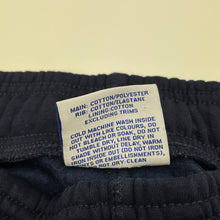 Load image into Gallery viewer, Unisex Champion, Authentic navy fleece lined track pants, Inside leg: 62cm, EUC, size 10,  