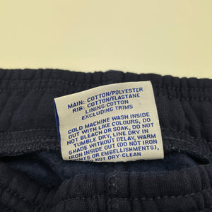 Unisex Champion, Authentic navy fleece lined track pants, Inside leg: 62cm, EUC, size 10,  