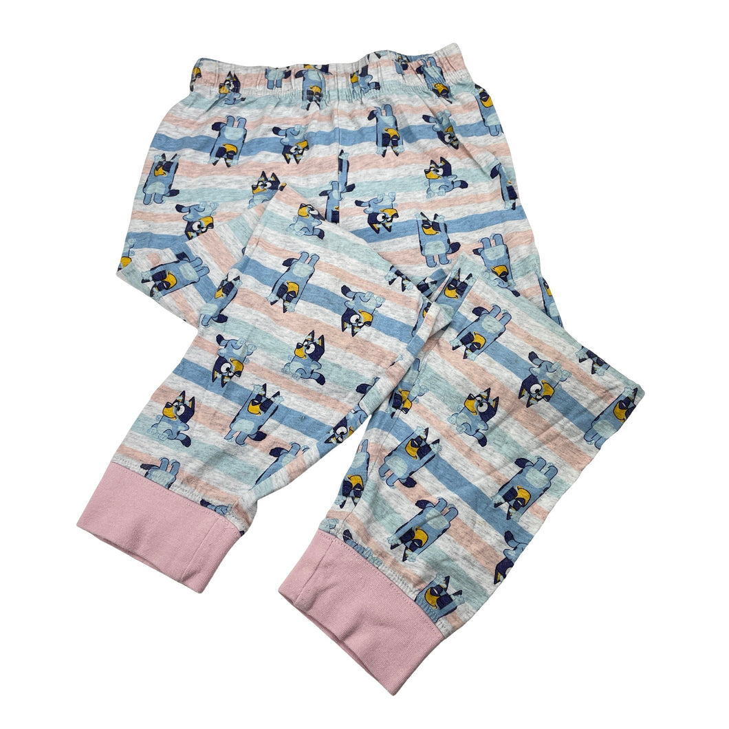Girls Bluey, cotton pyjama pants / bottoms, FUC, size 6,  