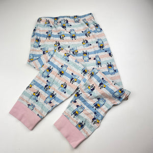 Girls Bluey, cotton pyjama pants / bottoms, FUC, size 6,  