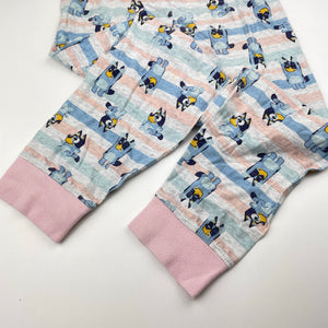 Girls Bluey, cotton pyjama pants / bottoms, FUC, size 6,  