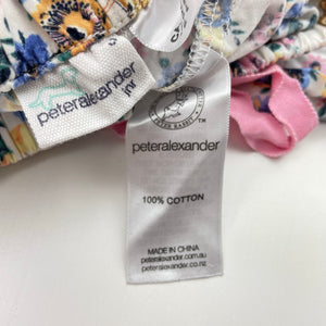 Girls Peter Alexander, Peter Rabbit lightweight cotton pyjama pants, EUC, size 3,  
