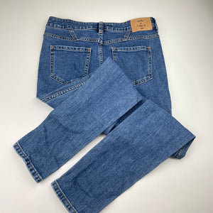 Boys Sudo X Riders by Lee, stretch denim jeans, W: 34.5cm across, Inside leg: 63.5cm, GUC, size 12,  
