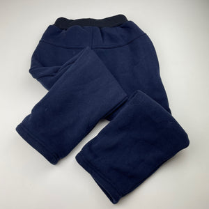 Boys Lawo Kids, thick fleece lined track pants, elasticated, Inside leg: 45.5cm, GUC, size 4-5,  