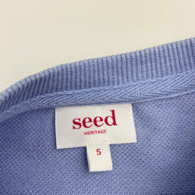 Load image into Gallery viewer, Girls Seed, embroidered casual dress, light marks front &amp; back, FUC, size 5, L: 51cm