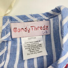 Load image into Gallery viewer, Girls Candy Thredz, lightweight cotton dress, mark front hem, FUC, size 2-3, L: 48cm