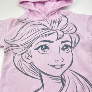 Girls Disney, Frozen Elsa fleece lined hoodie sweater, FUC, size 1,  