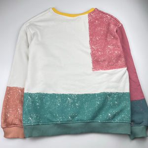 Girls Zara, cotton sweater / jumper, marks front & left sleeve, FUC, size 13-14,  
