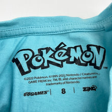 Load image into Gallery viewer, Boys Nintendo, POKEMON Squirtle cotton tee / top, mark back neck, FUC, size 8,  