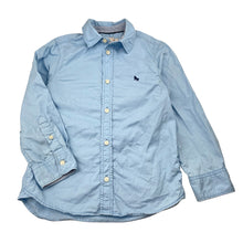 Load image into Gallery viewer, Boys H&amp;M, blue cotton long sleeve shirt, FUC, size 6,  