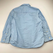 Load image into Gallery viewer, Boys H&amp;M, blue cotton long sleeve shirt, FUC, size 6,  