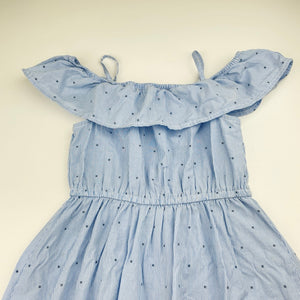 Girls H&M, lightweight cotton summer dress, GUC, size 3, L: 56cm