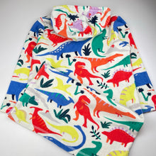Load image into Gallery viewer, Unisex Mini Boden, hooded towel / beach cover, dinosaurs, L: 77cm, EUC, size 9-10,  