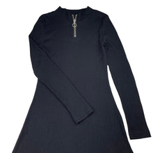 Load image into Gallery viewer, Girls Seed, ribbed lightweight long sleeve dress, GUC, size 10, L: 72cm