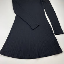 Load image into Gallery viewer, Girls Seed, ribbed lightweight long sleeve dress, GUC, size 10, L: 72cm