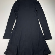 Load image into Gallery viewer, Girls Seed, ribbed lightweight long sleeve dress, GUC, size 10, L: 72cm