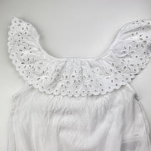 Load image into Gallery viewer, Girls H&amp;M, white viscose summer top, EUC, size 9,  