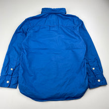 Load image into Gallery viewer, Boys H&amp;M, blue cotton long sleeve shirt, GUC, size 7,  