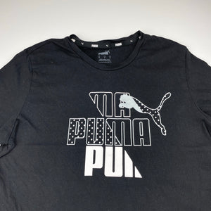 Girls PUMA, cotton tee / top, Sz: M, armpit to armpit: 42cm, GUC, size 13-14,  