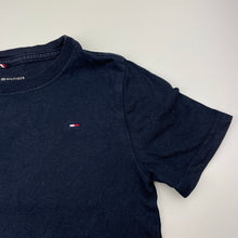 Load image into Gallery viewer, Boys Tommy Hilfiger, navy cotton tee / top, wash fade, FUC, size 6-7,  