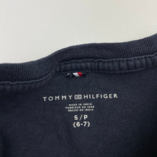 Load image into Gallery viewer, Boys Tommy Hilfiger, navy cotton tee / top, wash fade, FUC, size 6-7,  