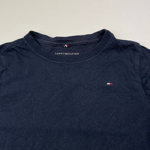 Load image into Gallery viewer, Boys Tommy Hilfiger, navy cotton tee / top, wash fade, FUC, size 6-7,  