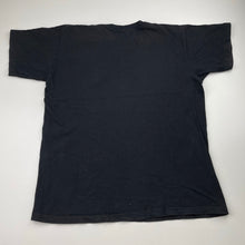 Load image into Gallery viewer, Boys black, cotton tee / top, wash fade, no labels, L: 53cm, armpit to armpit: 40cm, FUC, size 10,  