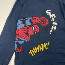 Load image into Gallery viewer, Boys Marvel, Spiderman cotton long sleeve tee / top, FUC, size 8,  