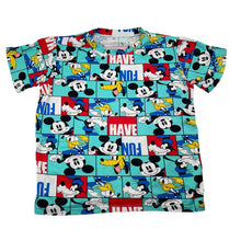 Load image into Gallery viewer, Boys soft feel, tee / top, Mickey Mouse &amp; Pluto, no labels, armpit to armpit: 40cm, EUC, size 7-8,  