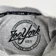 Load image into Gallery viewer, Boys Zoo York, grey marle tee / top, wash fade, FUC, size 9,  