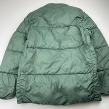 Load image into Gallery viewer, Boys Zara, khaki puffer jacket / coat, marks left sleeve, FUC, size 11-12,  
