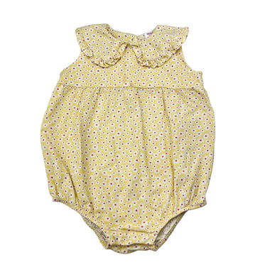 Girls Seed, floral cotton romper, GUC, size 2,  