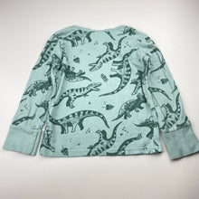 Load image into Gallery viewer, Boys H&amp;M, cotton pyjama top, dinosaurs, marks on cuffs, FUC, size 4,  