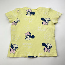 Load image into Gallery viewer, Girls Disney, Minnie Mouse cotton pyjama tee / top, FUC, size 2,  