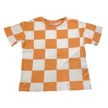 Load image into Gallery viewer, Unisex H&amp;M, Seasame Street checked cotton tee / top, marks lower front, FUC, size 3-4,  