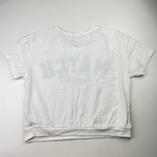 Load image into Gallery viewer, Girls United Colors of Benetton, cotton tee / top, no size, L: 40cm, armpit to armpit: 40cm, FUC, size 10-12,  