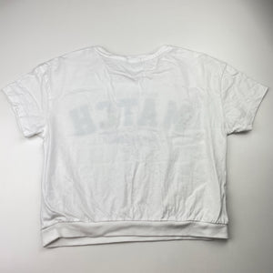Girls United Colors of Benetton, cotton tee / top, no size, L: 40cm, armpit to armpit: 40cm, FUC, size 10-12,  