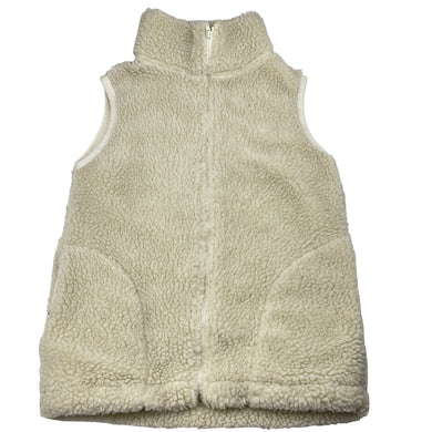 Girls ALICE Jnr DESIGN, fleece vest, armpit to armpit: 37cm, FUC, size 7-8,  