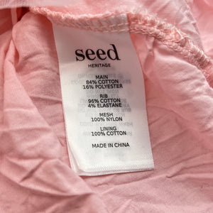 Girls Seed, cotton lined long sleeve dress, GUC, size 2, L: 45cm
