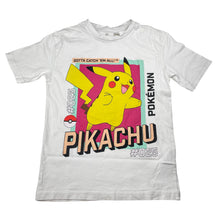 Load image into Gallery viewer, Unisex H&amp;M, POKEMON PIKACHU cotton tee / top, FUC, size 7-8,  