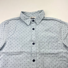 Load image into Gallery viewer, Boys H&amp;M, blue cotton short sleeve shirt, FUC, size 9,  
