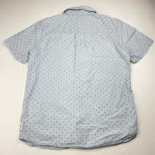 Load image into Gallery viewer, Boys H&amp;M, blue cotton short sleeve shirt, FUC, size 9,  
