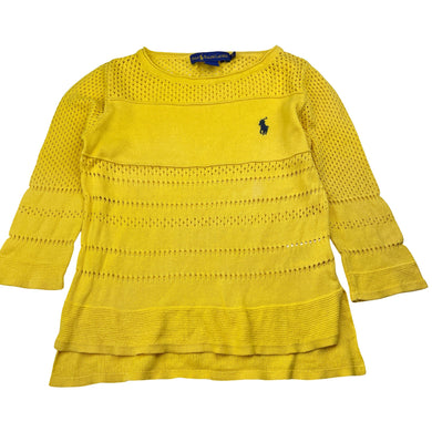 Girls Polo Ralph Lauren, lightweight knit cotton top, FUC, size 8,  